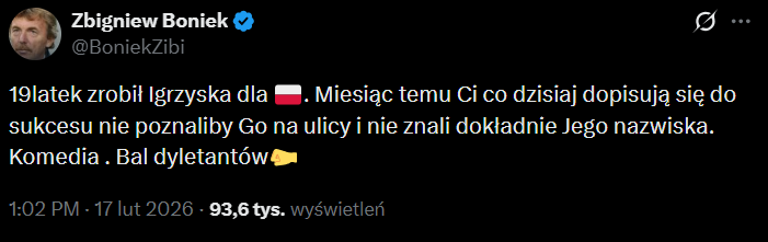 ODPALONY Zbigniew Boniek KOMENTUJE ludzi, którzy dopisują się do sukcesu Tomasiaka xD